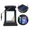 1pcs Retro Palace Lantern Outdoor Solar Lights Hanging Candle Lamps Landscape Yard Light Garden Decor Balcony Terrace Lamp