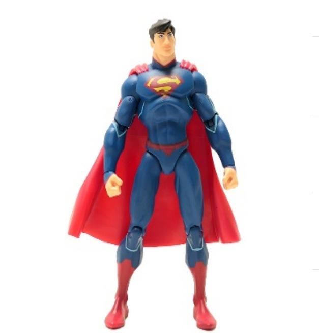 Justice League Superman Robin Car Mount Action Figure Toy Model, Comic Hero Superman Series, Collectible Display Desk Decor
