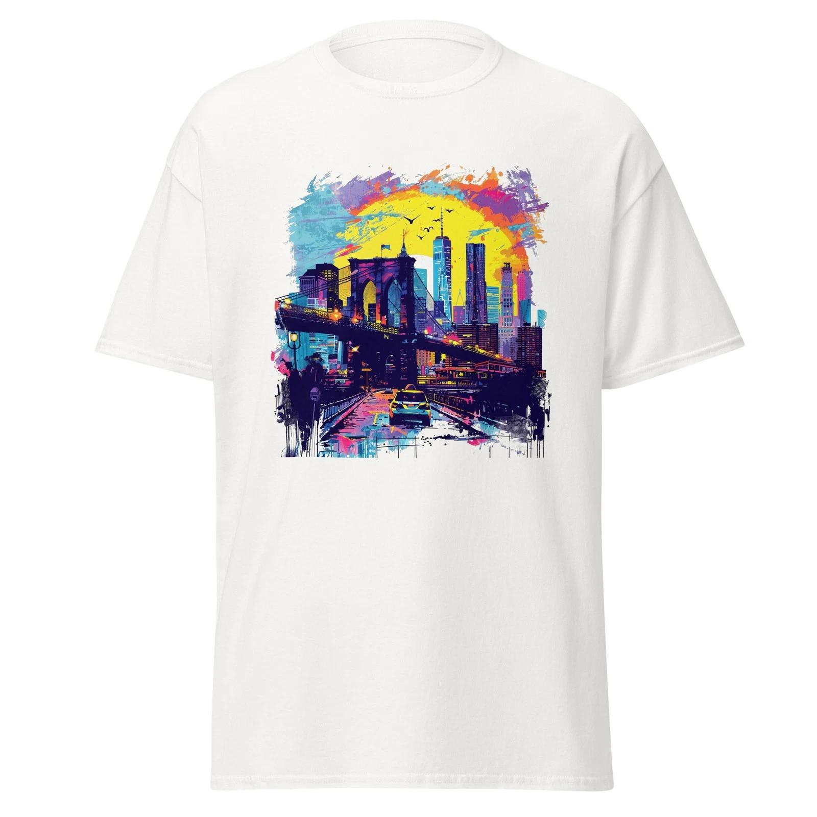 T-shirt - New York #1 (Brooklyn bridge) XL