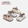 Spring 2026 Baby Bow Princess Walker Shoes - British Style Retro Toddler Shoes