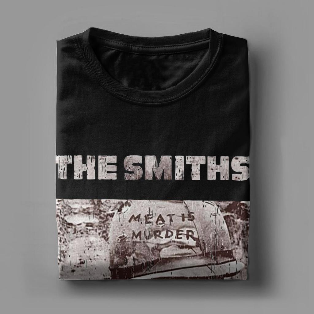Men's The Smiths Meat Is Murder T Shirts 100% Cotton Clothing Novelty Short Sleeve Round Neck Tee Shirt Classic T-Shirts