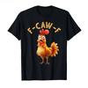 Magliette Divertenti F Caw F Pollo FCAWF Pollo Maglietta Uomo Donna Cotone Magliette Girocollo Manica Corta Idee Regalo Vestiti