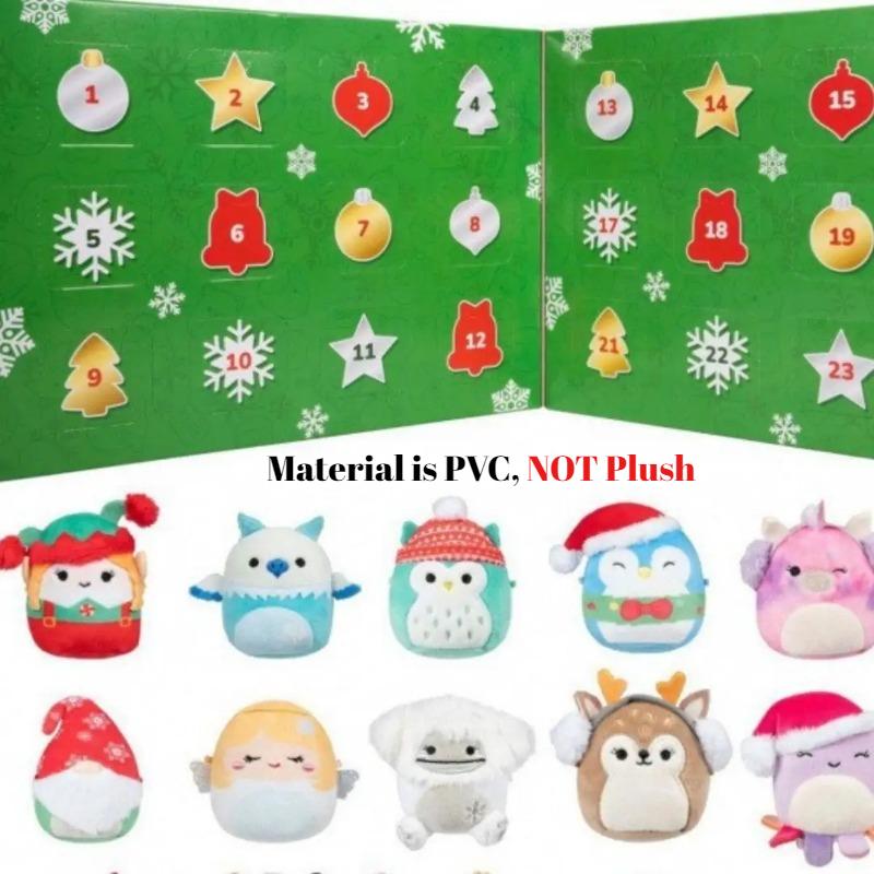 

2025 Christmas Mini Animal Toys - 24 Days Micro Cute Animal figures Toy Kids Advent Calendar,Mini Animal model for Kids Boys Girls зелёный