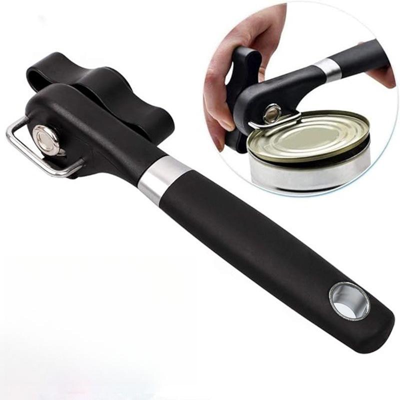 Apribottiglie in Acciaio Inossidabile Portatile Manuale Rimuovi Tappi Multifunzione Apriscatole Utensile Gadget per Barattoli Contenitori Accessorio Cucina