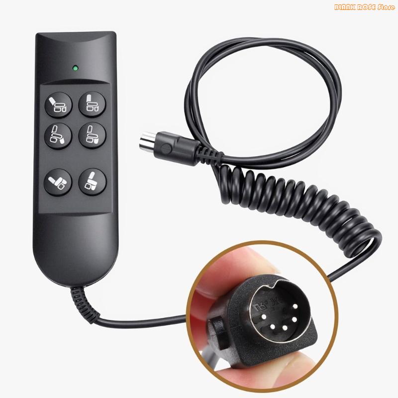 K1AE 6 Button 5 Pins Hand Switches Sofa Lift Controller For Home Appliance Enduring