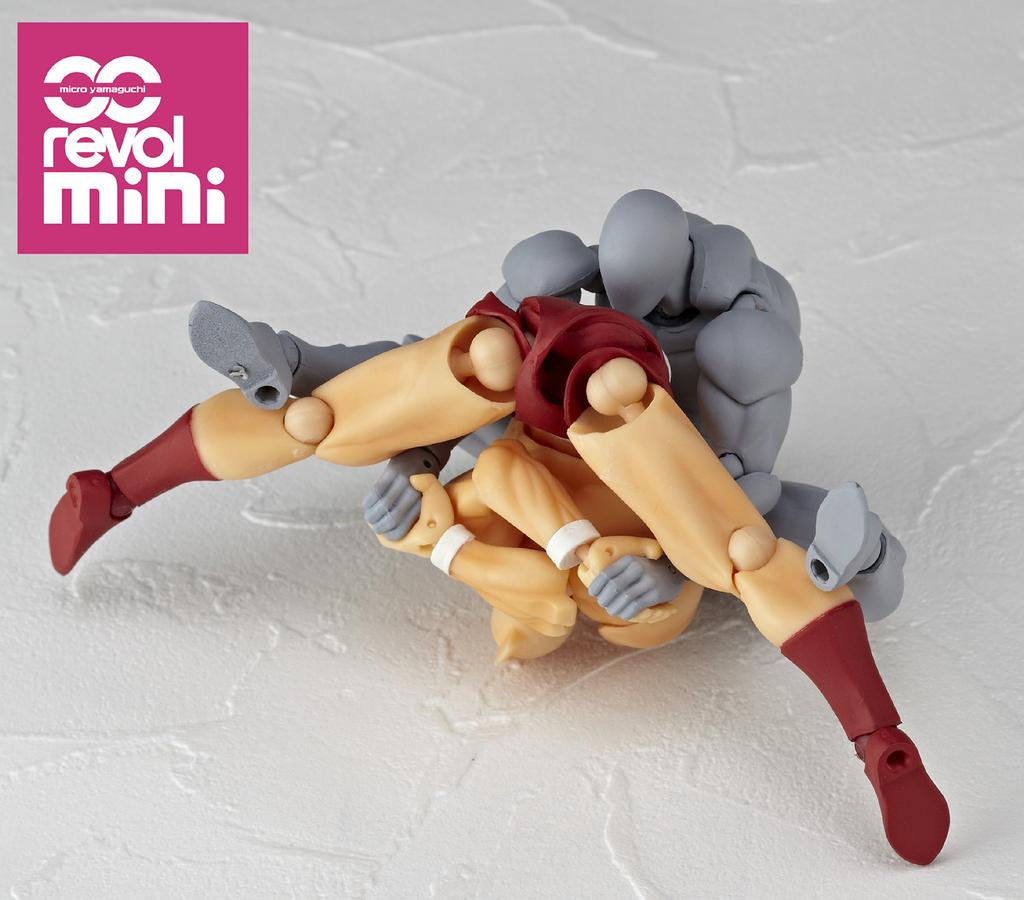 Kaiyodo Micro Yamaguchi Revol Mini Kinnikuman Kinniku Suguru Approximately 125mm Painted Movable Figure ABS&PVC Rm-002