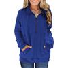 Women  Sweatshirts Long Sleeve Oversized Pullover Tunics With Pockets