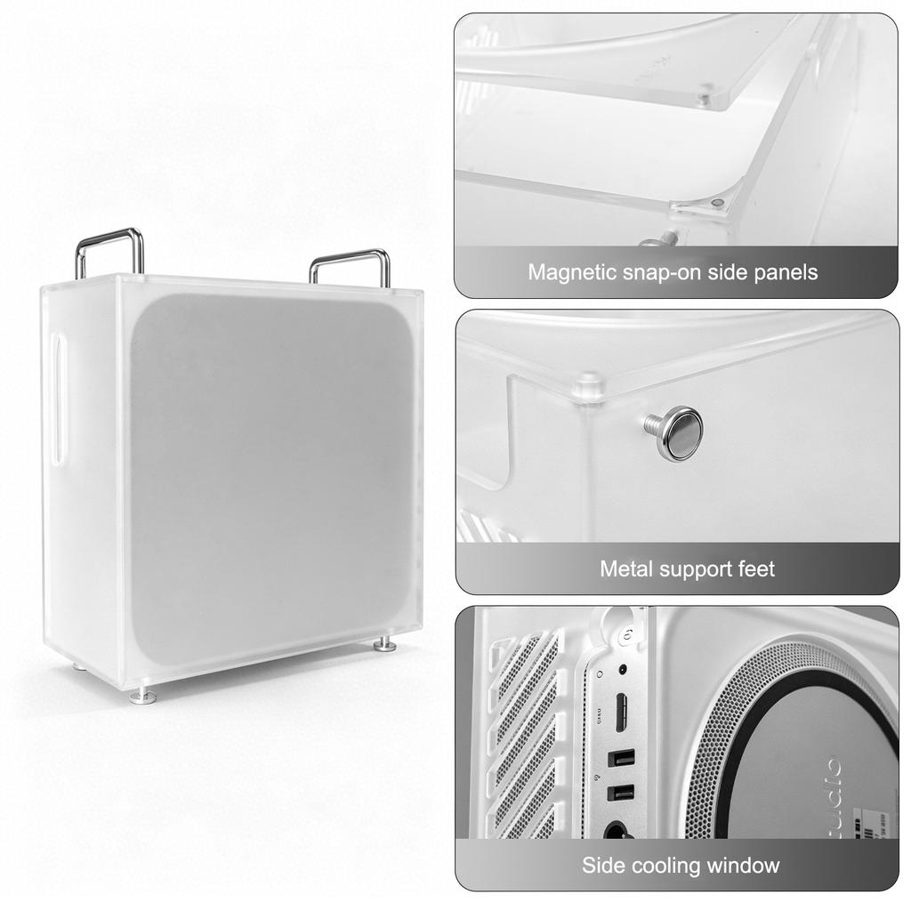 Υψηλής Ποιότητας Προσαρμοσμένη Ακρυλική Θήκη Προστασίας για Mac Studio M1/M2/M4 Ultra