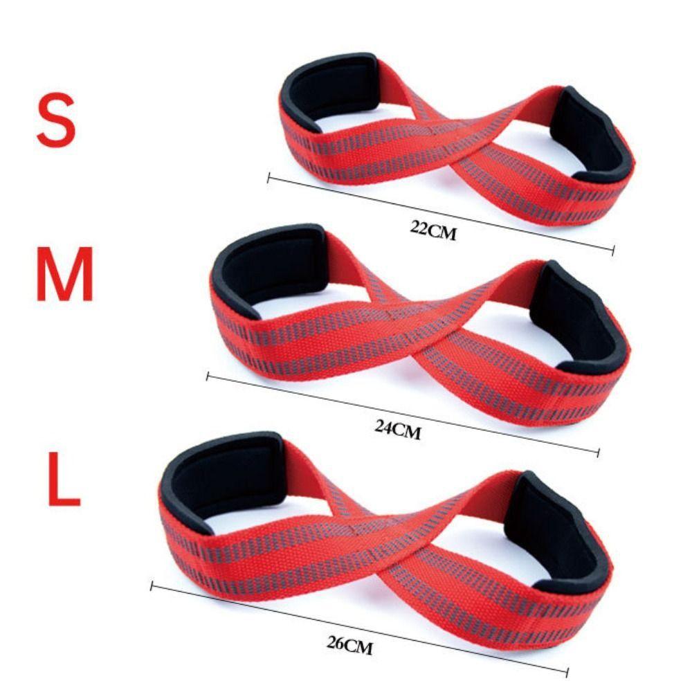 Deadlift Wrist Straps Weightlifting Assist Belt 8-shaped Booster Belt Weight Lifting Wrist Straps