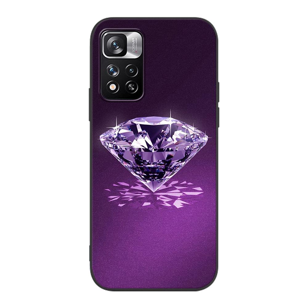 Husă Frumoasă cu Diamante pentru Xiaomi Redmi Note 9S 9 11 10 8 Pro 9C 9 K40 9A 7 8T 7A 9T Carcasă Moale din Silicon Coque Negru Acoperire Telefon