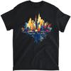 Camiseta, Camisa de Manga Longa, Moletom, Blusa de Moletom Unissex Tamanho Adulto Nova York Cidade Centro Horizonte Estátua da Liberdade NYC Feito no Canadá(1)