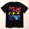 Thai Version System of A Down SOAD  Band In Crisis TShirt Short Sleeve Tshirt