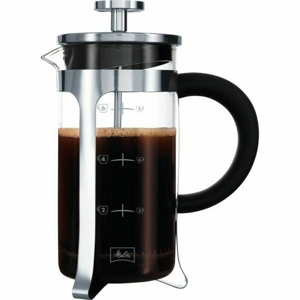 Melitta Premium French Press 1L 8 Cups Transparent