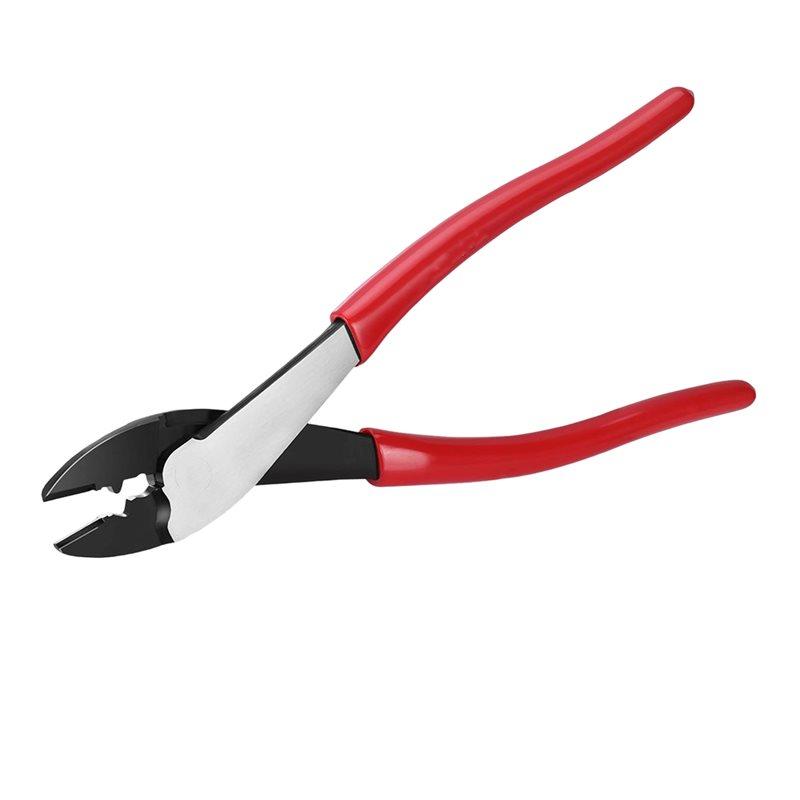 

SHGO-9.5 Wire Crimper/Cutter, Wire Crimping Tool With Thick Dip-Grip Handle, Crimper Tool Electrical For 10-22 AWG