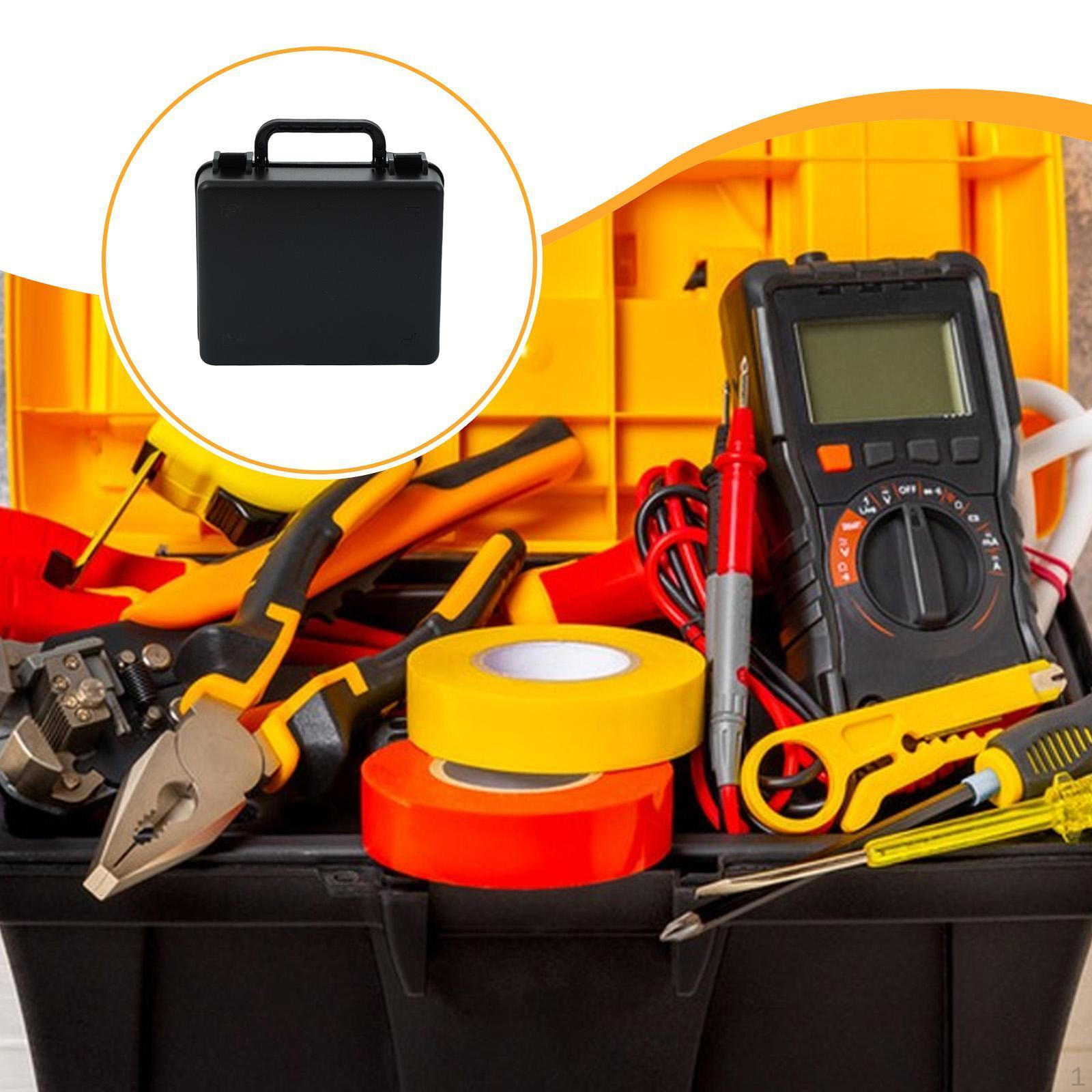 Кейс для инструментов, жесткий пылезащитный портативный водостойкий контейнер для хранения гаражного снаряжения 16.5x13x7 cm