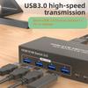 2X2 2 HDMI Port KVM Switch Dual Monitor 4K 60Hz for 2 Ports Extended Display USB 3.0 2-in-2 PC Mouse Keyboard