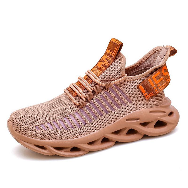 

2025 new large size fly-woven sports shoes trendy blade running shoes ultra-light fashion mesh shoes men s casual shoes 46