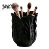 Vivid Leaf Texture Pen Cup Cabbage Shape Holder, 3D Print PLA Makeup Brush Organizer, Decorative Storage for Dressing Tables Stable Base Stationery