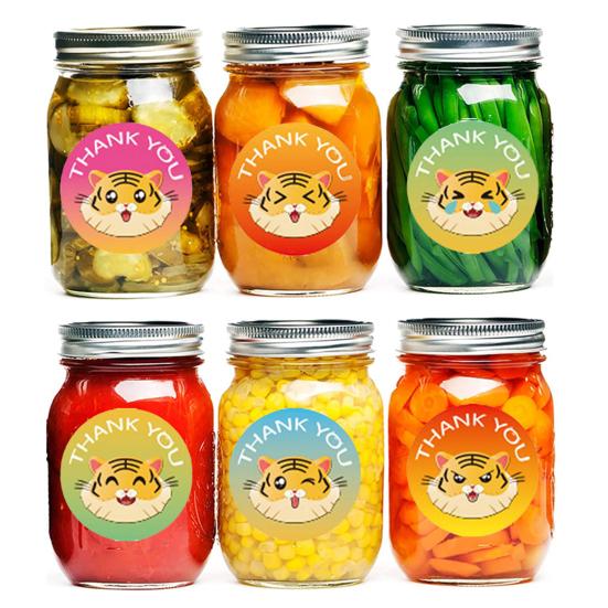 1 Roll Stickers Waterproof Without Residue Exquisite Great Stickiness DIY Eye-catching Cute Cartoon Animals Stickers for Students