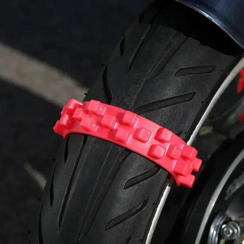 Motorcycle Anti Slip Chains Car Tire Chains Winter Snow Anti-Skid Tyre Cable Ties Auto Outdoor Snow Tire Tyre Anti Skid Chai