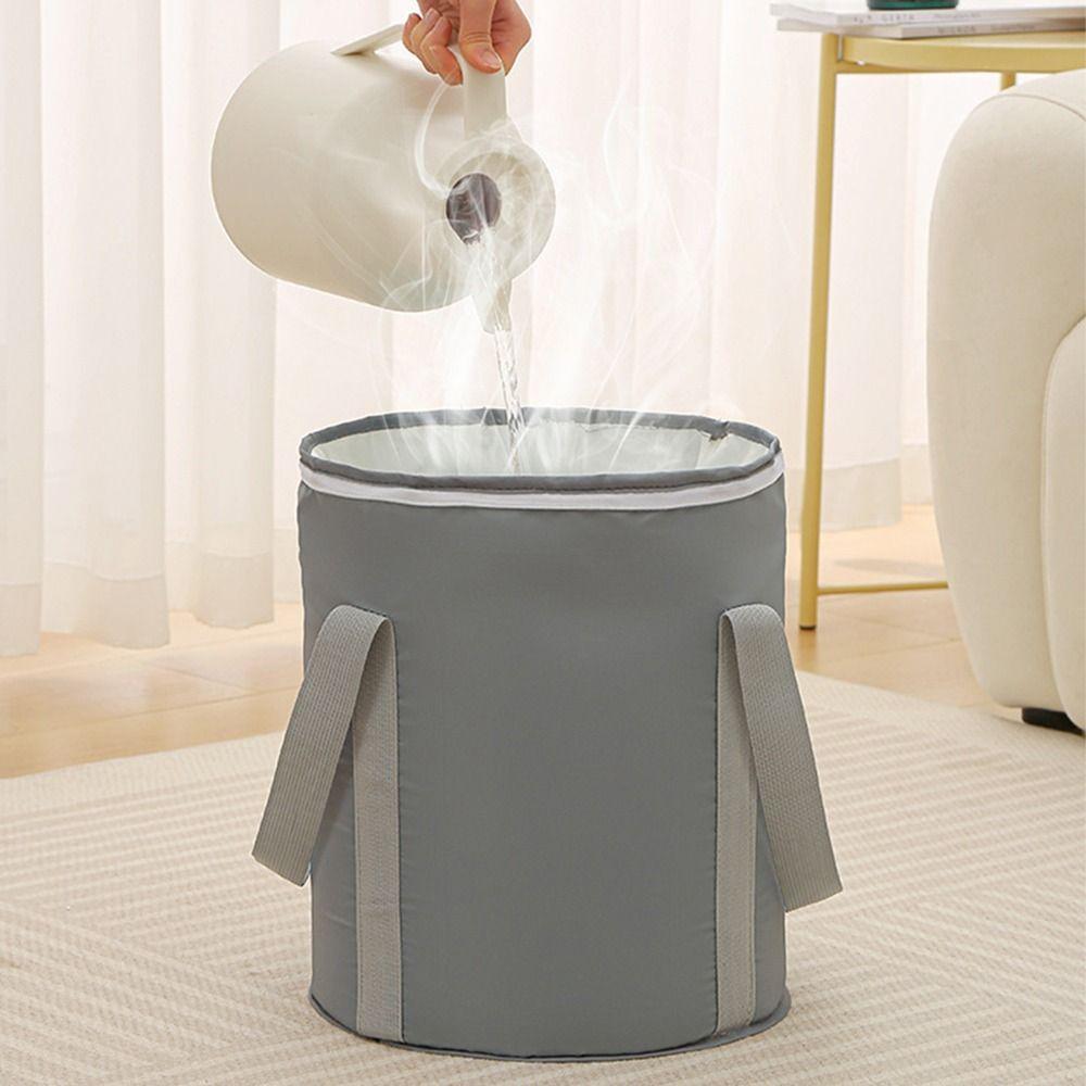 Anti-Leak Foldable Foot Washing Bag Thickened Bucket for Soaking Feet  Household Supplies