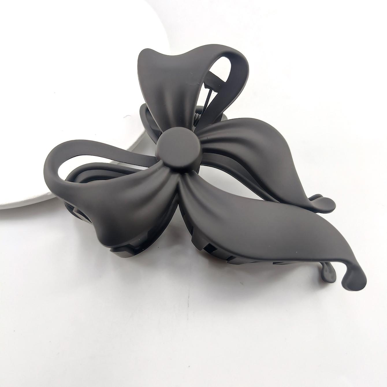 

Красочная заколка для волос с бантом-бабочкой, 3D-эффект, зажим-акула, модная заколка для укладки волос в пучок, профессиональная заколка для волос