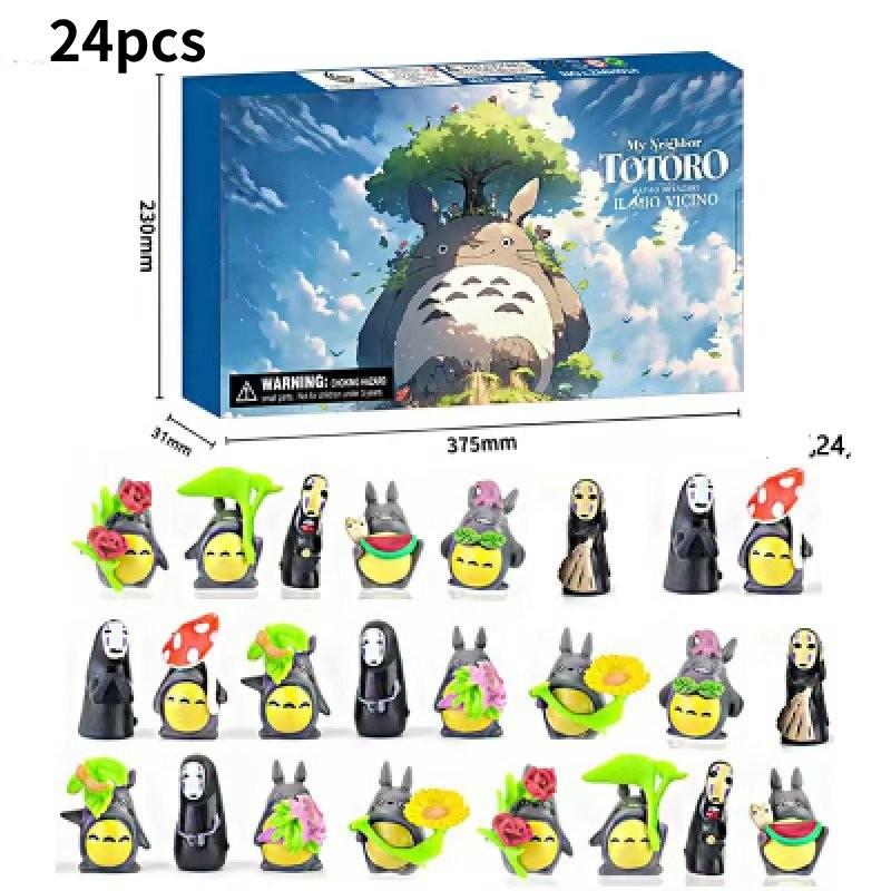 

Totoro Doll Christmas Model 24 Days Countdown Advent Calendar Toy Gift Festivals Totoro B