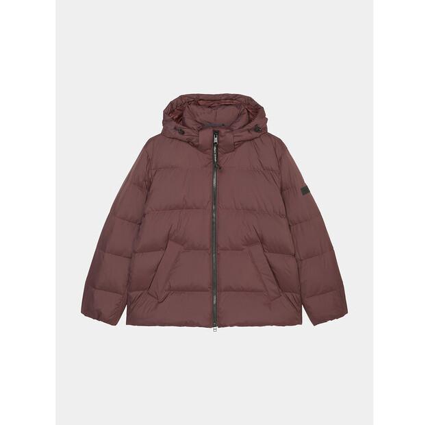 Winter Jacket Marc O'Polo 329096070048 Burgundy Color, Standard Fit