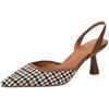 2024 Sexy Pointed Toe Sandals Female Fairy Style Summer 2024 New All-match Thin Heel Slingback Temperament Women Shoes High Heel