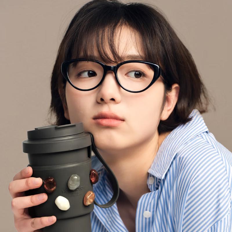 HOLOHOLO Insulated Coffee Mug with Straw