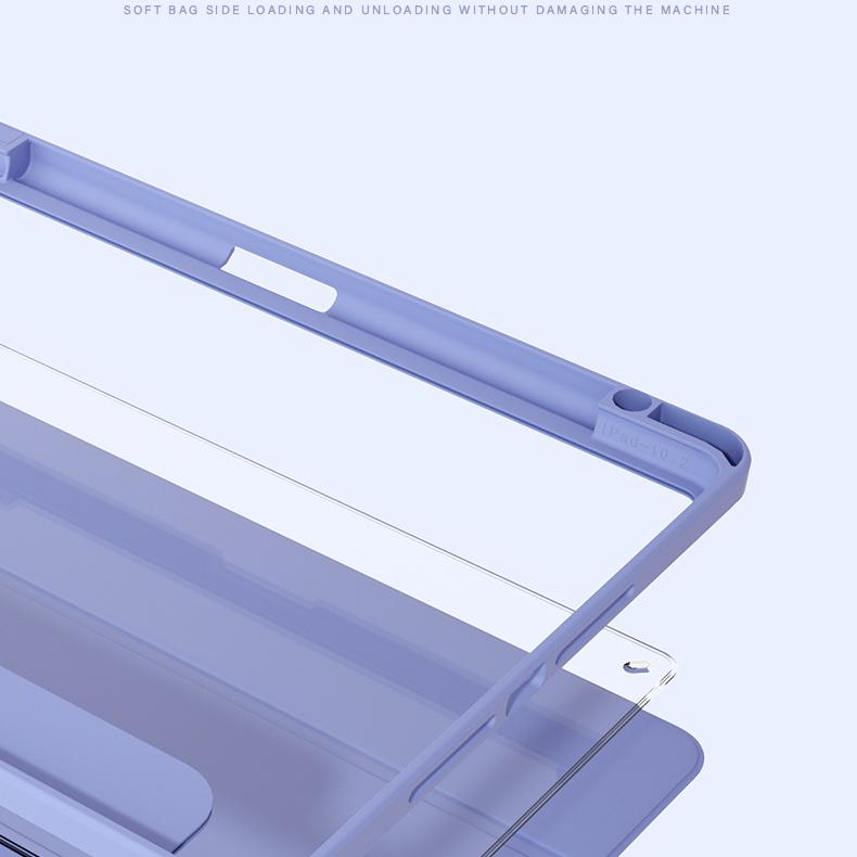 Akrylové chytré pouzdro na tablet pro OPPO Realme Pad Mini 8,7 palce 2022 s držákem na tužku, chytré pouzdro