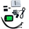 USB Luminous LCD Rechargeable Bicycle Computer Wired Speedometer - Road & Mountain Bike Cycling Odometer Speed Counter