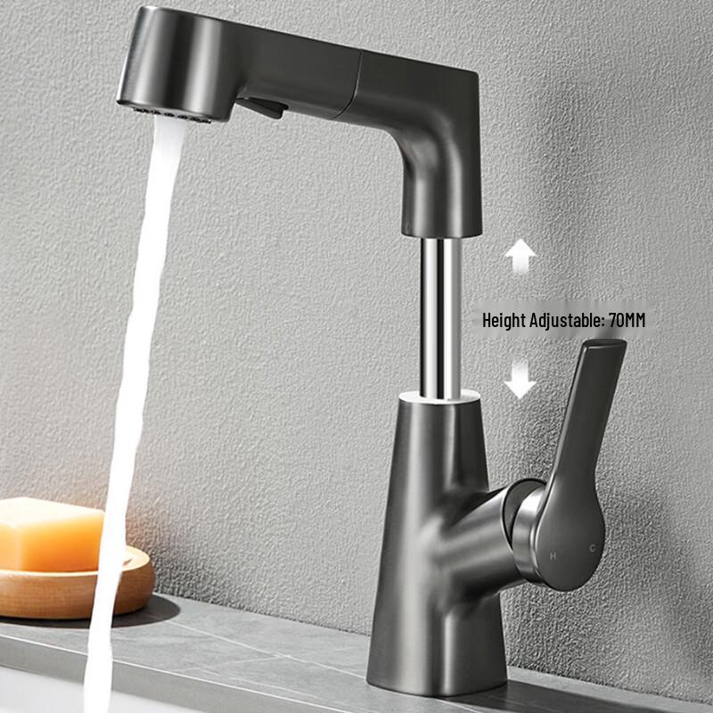 VEMUSE Cold/Hot Universal Pull-Out Basin Faucet