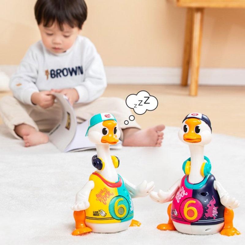 Jouet interactif pour bébé pour la pratique de ramper et de lever la tête Musique Danse et Mouvement Matériau en Plastique Convient aux bébés de 0 à 1 an Origine chinoise