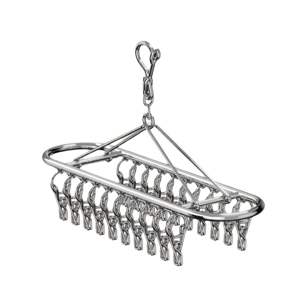 Windproof Socks Drying Rack 20/30 Clips Underwear Socks Holder Durable Laundry Hanger  Balcony 20 Clips