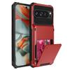For Google Pixel 10 Pro/Pixel 10 Case PC+TPU Dual Layer Back Phone Cover with Card Holder