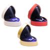 Heart LED Light Engagement Ring Bracelet Holder Jewelry Display Box Storage Case