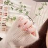 A694-Chasing Light Cat Eye Wearable Nude Fairy Glitter Nail Stickers