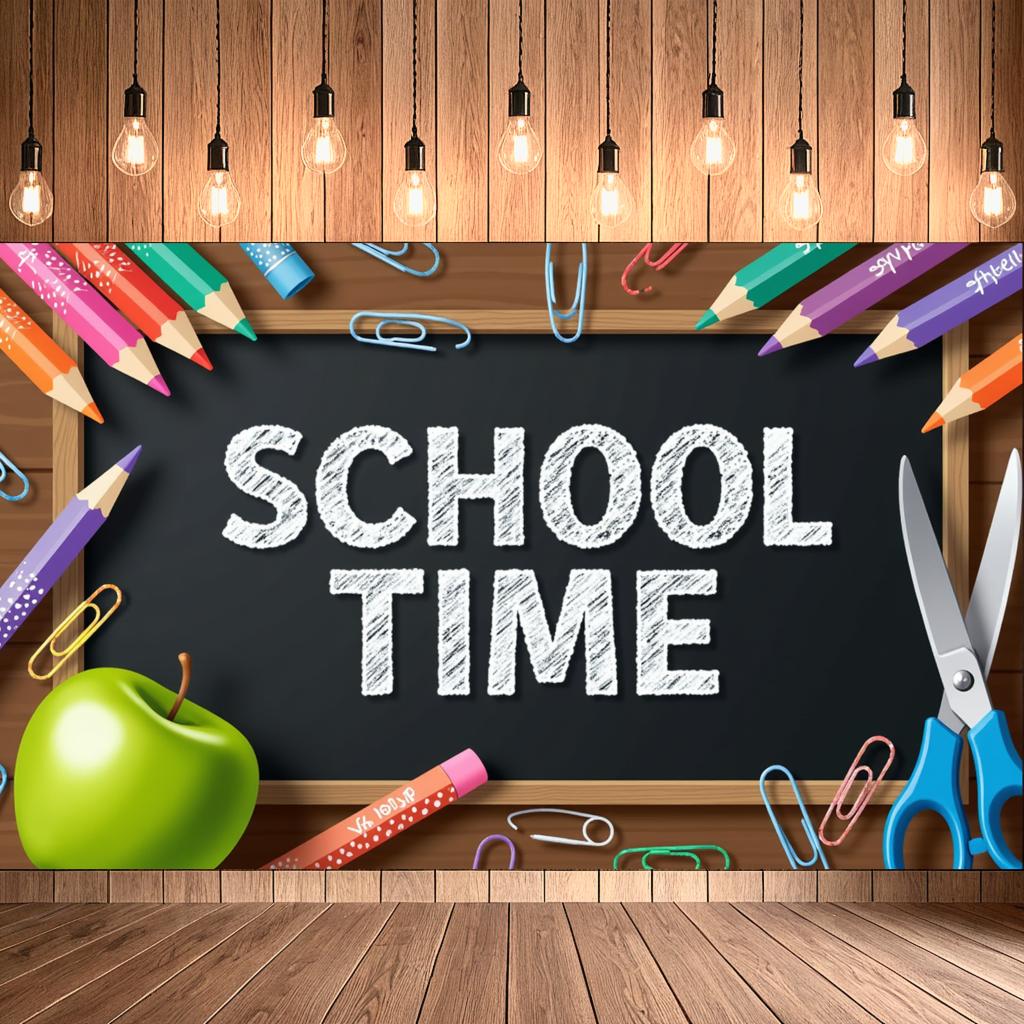 Paper School decoration Eye-catching Colorful Decorative Wall decoration Innovative Welcome banner for School decoration