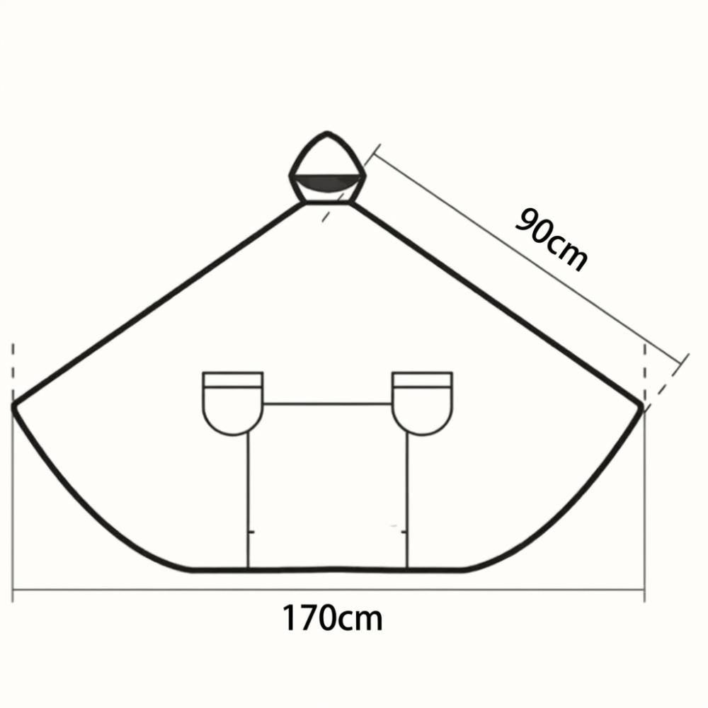Thickened Material Waterproof Coat Waterproof Construction Adult Poncho  Electric Scooter