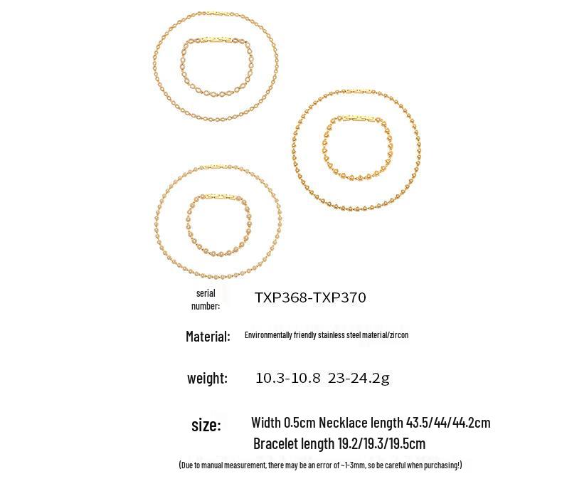 Qiong Yao Handmade Luxury Claw-Set 5A Heart-Shaped Zirconia Bracelet Necklace