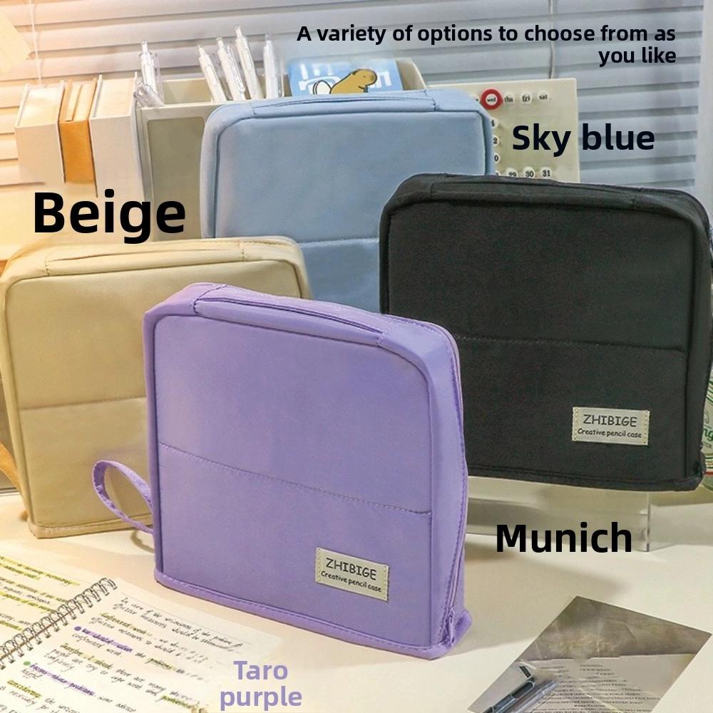 Cosmetics Storage Pen Storage Bag Large Capacity Stationary Holder Folding Pencil Case  Office Use