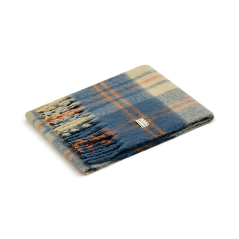 Velsey Bold Check Muffler [1950 BLUE]