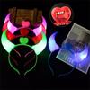 LED Devil Horn Light Up Headband Glowing Devil Horn Headwear Halloween Christmas Party Cosplay Glow Decor Prop Hair Accessories