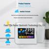 8190 LED Color Screen Projection Alarm Clock with Weather Station for Kids