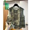 Retro Ethnic Style Sleeveless Chiffon Top Women's 1116 Summer New Loose Huge Good-looking Ruffle Edge Shirt Vest