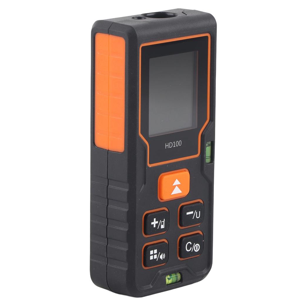 LCD Display Infrared Rangefinder Handheld Laser Distance Meter with Double Bubble HD100