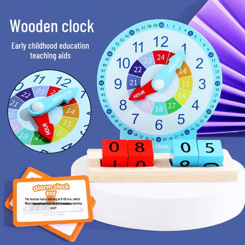 Educational Clock Model Toy Set