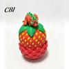 Movable Dragon Figurine Strawberry Egg with Dragon, 3D Printed Fidget Toy Collectible Ornament Flexible Joints, Decoration for Home Office Shape