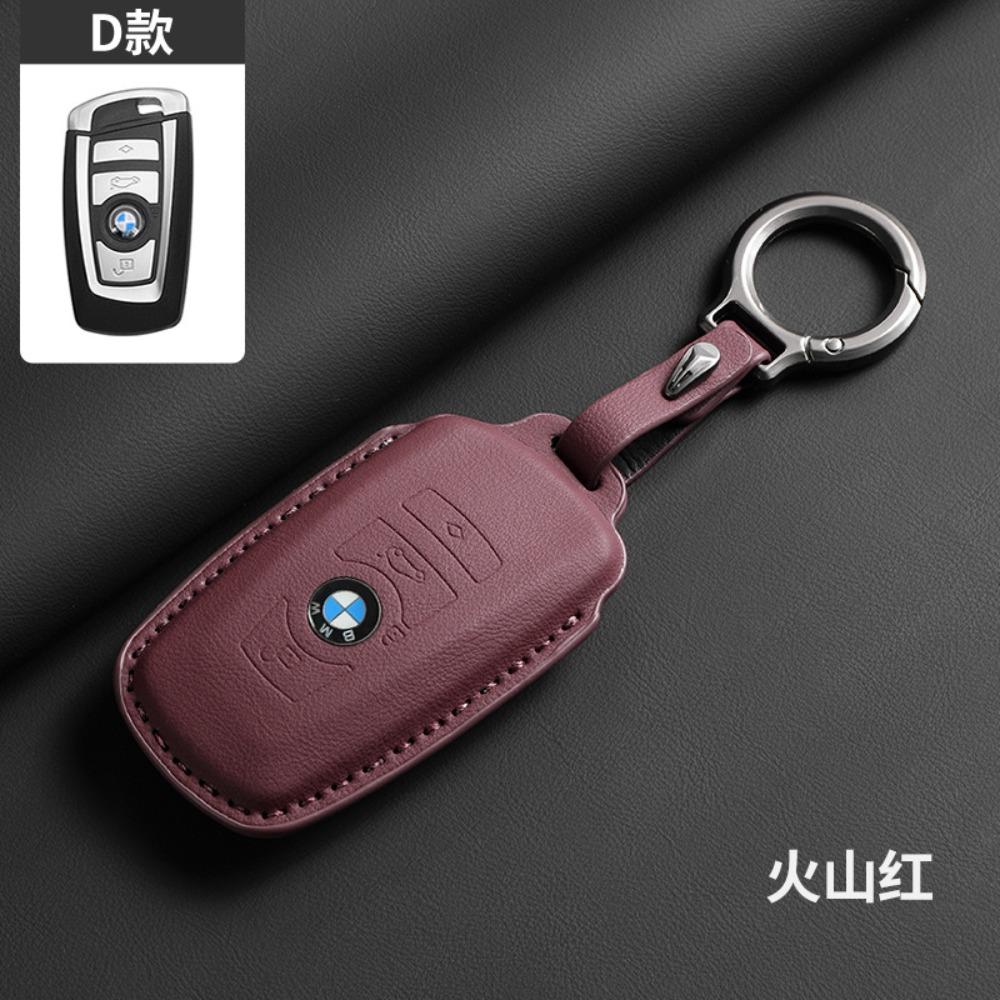 Leder für BMW Schlüsselhülle für 3 5 7 Serie Schlüsselabdeckung Schale Schutzhülle für 525 4 Serie Trendiges Unisex-Accessoire